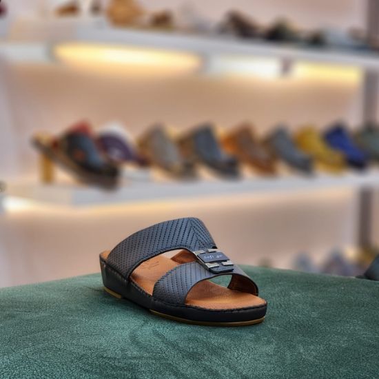 صورة حذاء تميمي جلد طبيعي مديل ت33